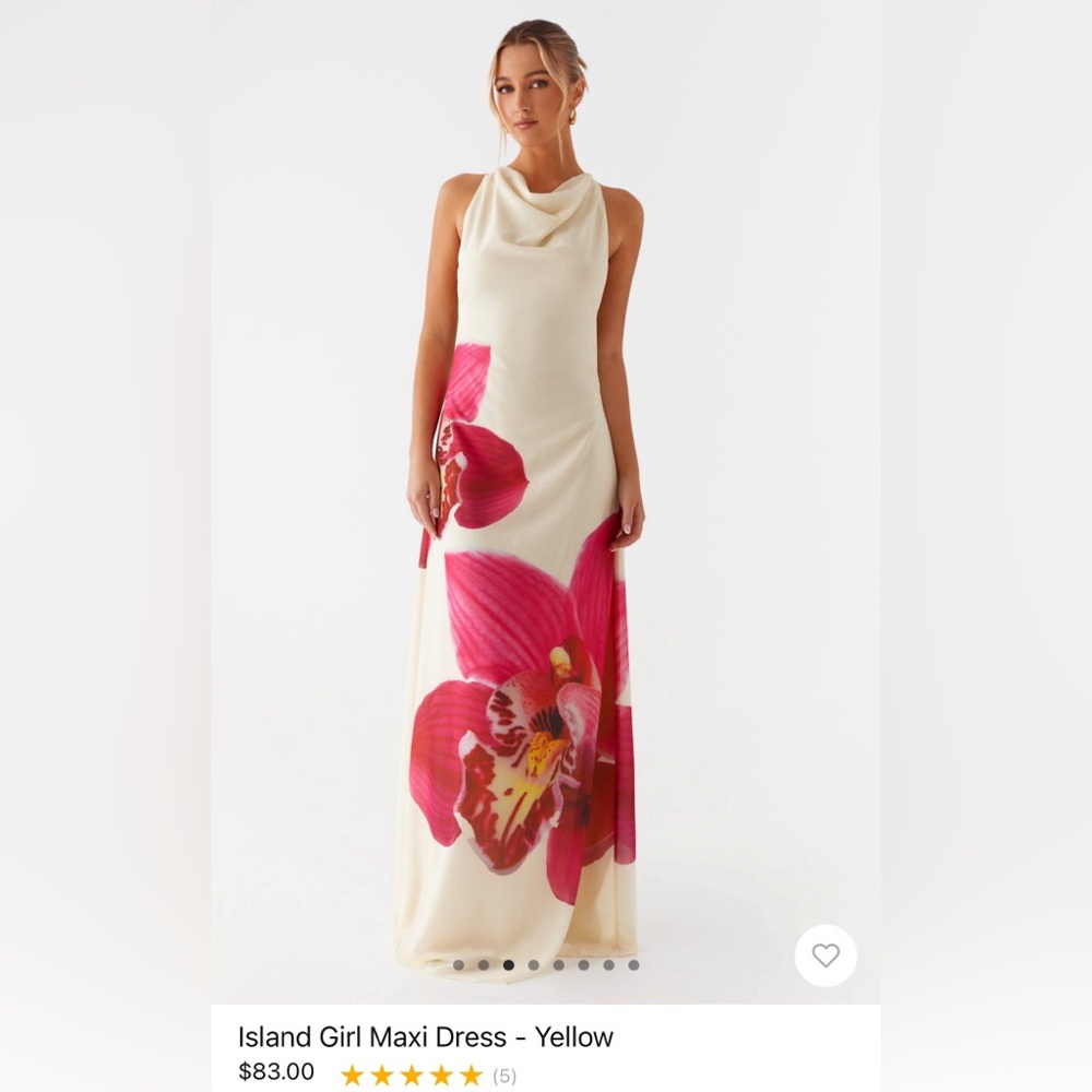 Peppermayo Island Girl Maxi Dress - Yellow